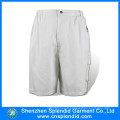 Vente en gros Sportswear Twill Cargo Six Pocket White Bermuda Shorts